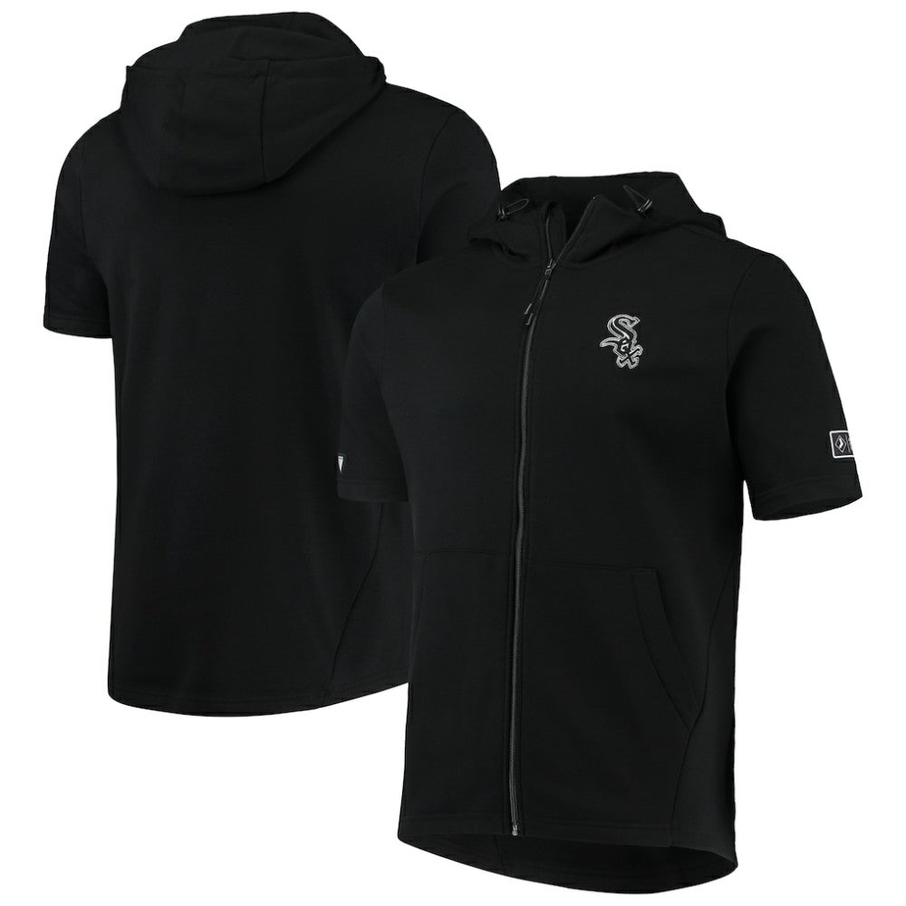 Chicago White Sox Levelwear Recruit Short Sleeve Full-Zip Hoodie Jacket Discount