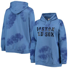 Boston Red Sox Women's Plus Size Cloud Pullover Hoodie Sale