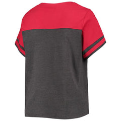 Washington Nationals Women's Plus Size Colorblock T-Shirt Outlet