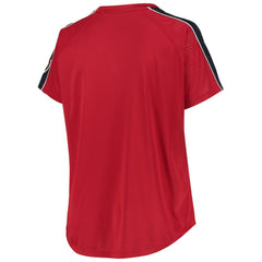 Washington Nationals Women's Plus Size Diva Notch Neck Raglan T-Shirt Online