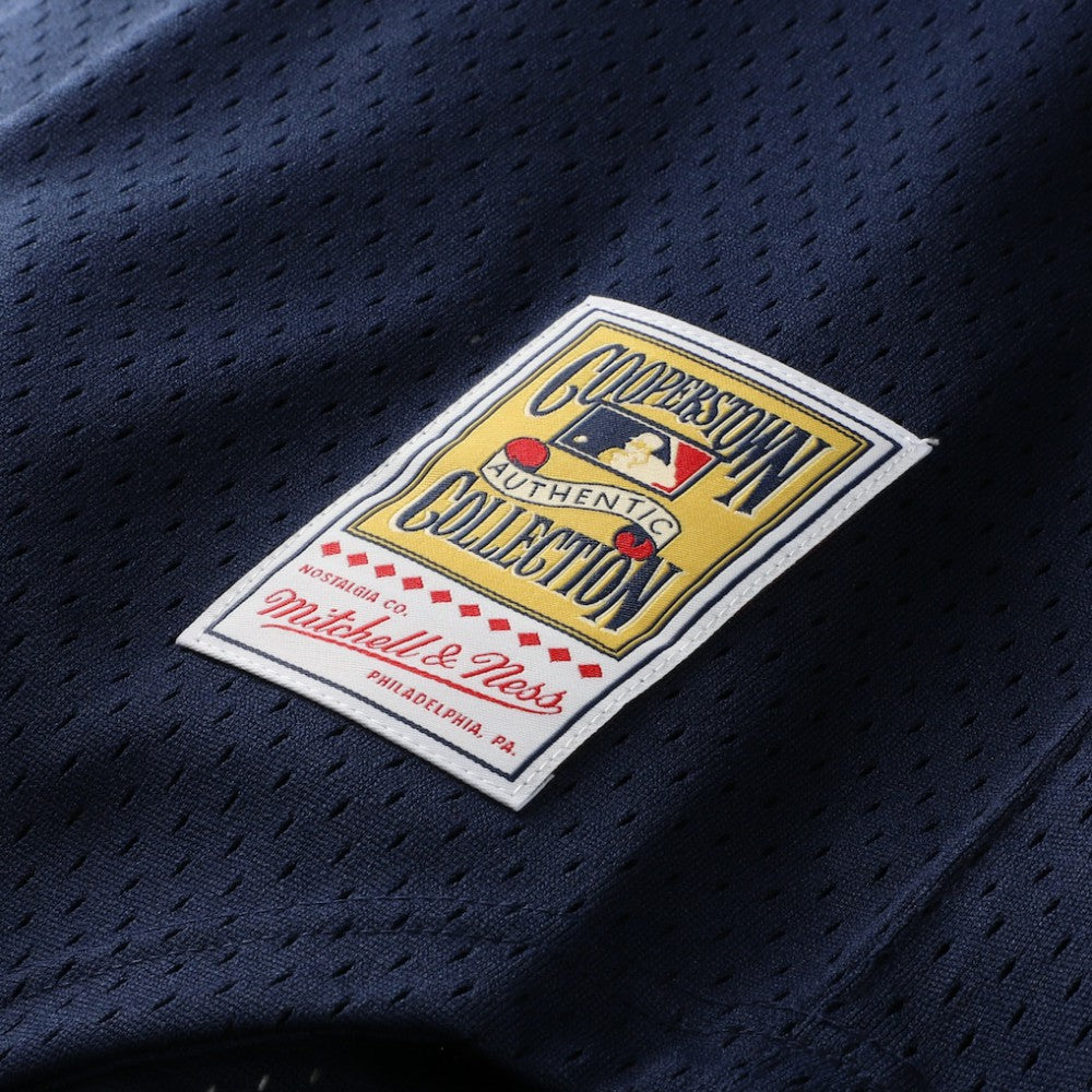 Rickey Henderson New York Yankees Mitchell & Ness Cooperstown Collection Mesh Batting Practice Button-Up Jersey for sale