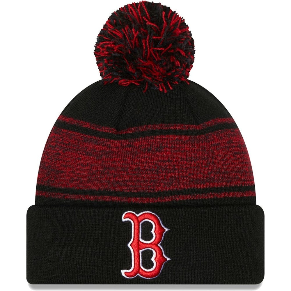 Boston Red Sox New Era Chilled Cuffed Knit Hat with Pom Outlet