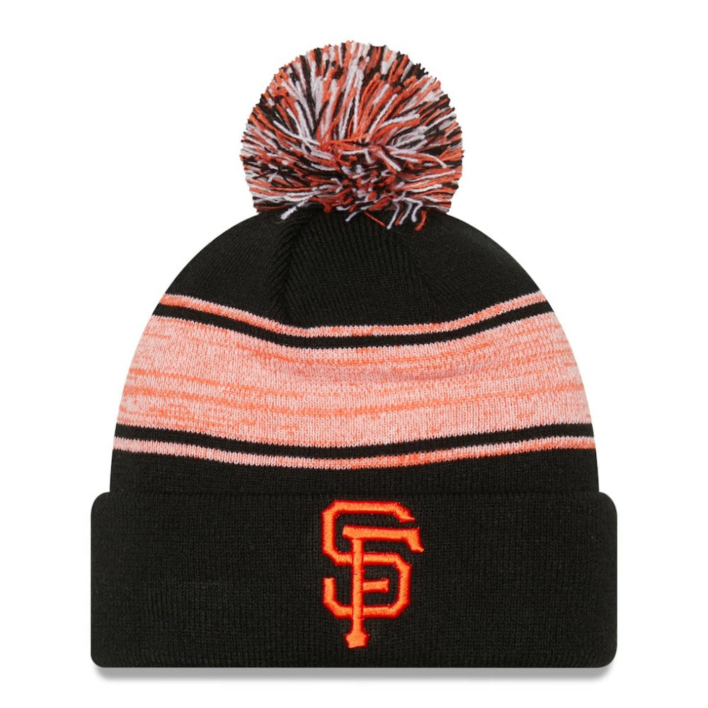 San Francisco Giants New Era Chilled Cuffed Knit Hat with Pom for sale