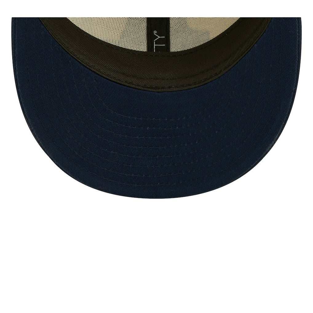 Dallas Cowboys New Era 2022 Sideline Low Profile 59FIFTY Fitted Hat - Cream/Navy - NFL