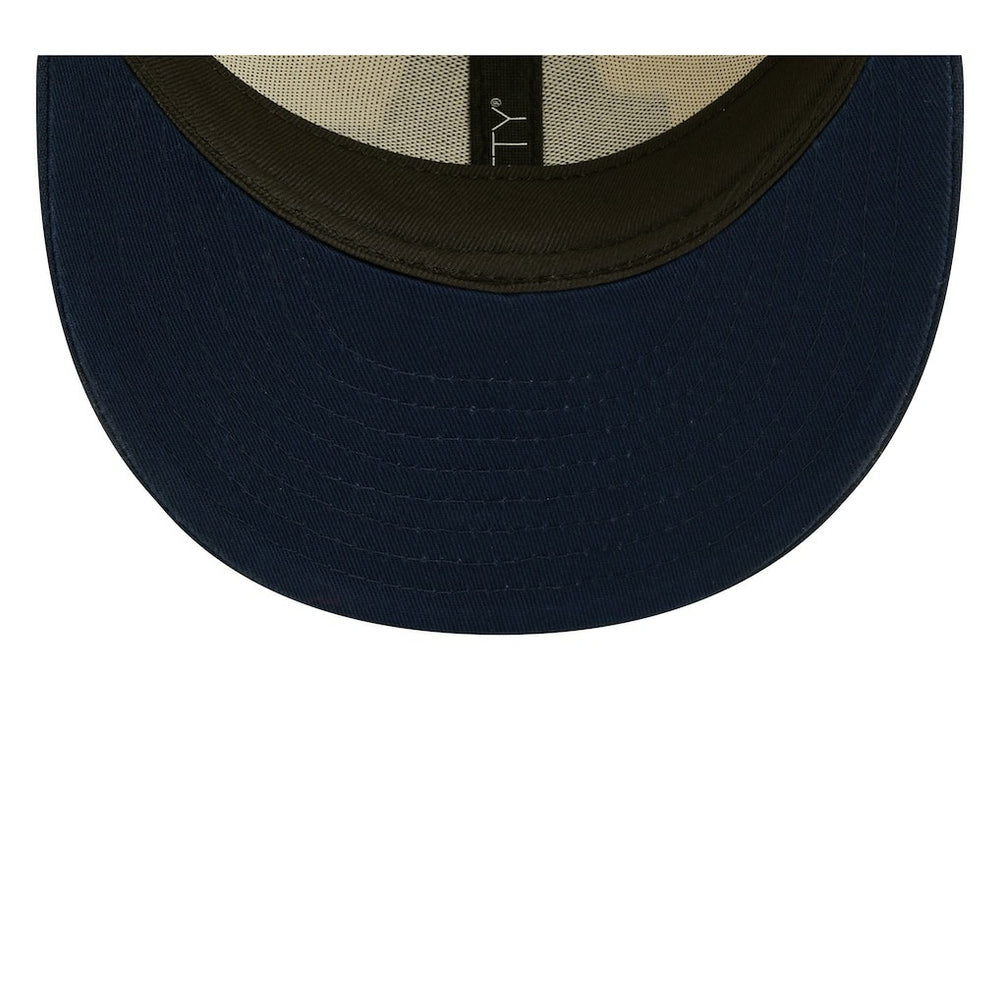 Dallas Cowboys New Era 2022 Sideline Low Profile 59FIFTY Fitted Hat - Cream/Navy - NFL