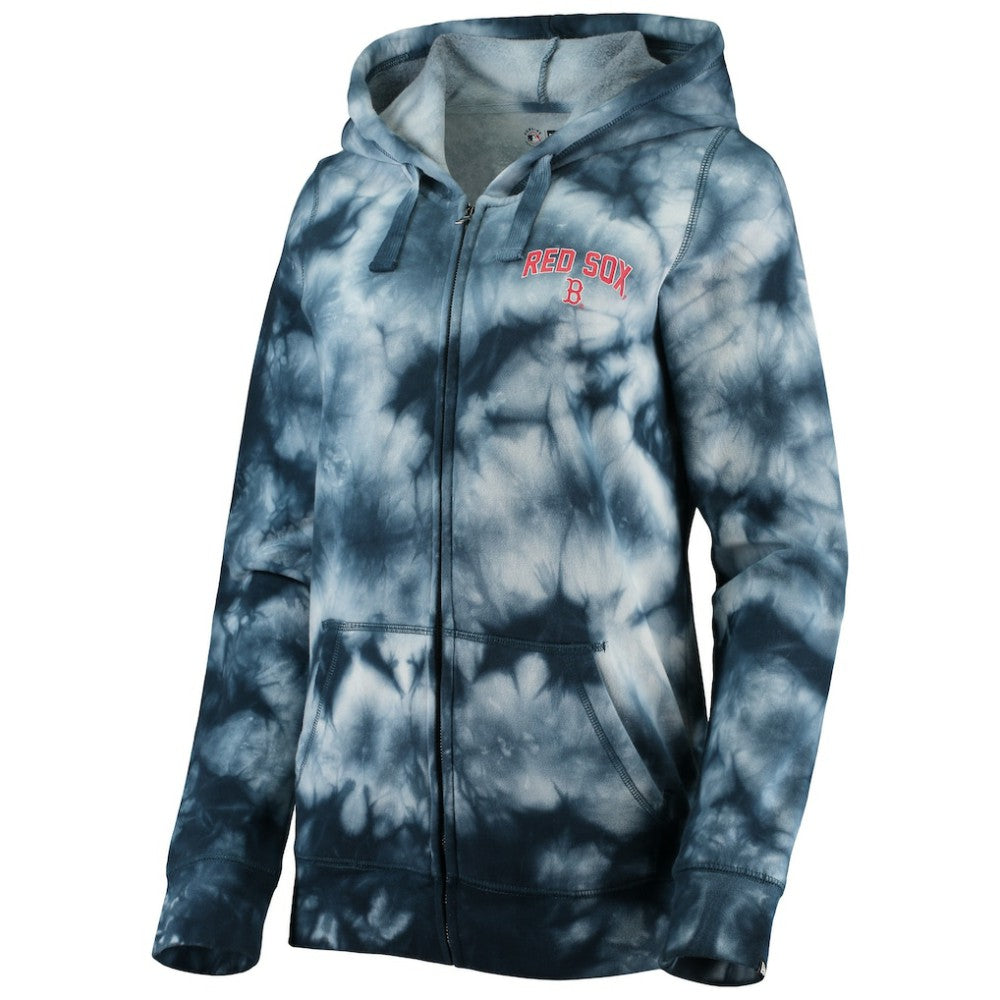 Boston Red Sox New Era Women's Tie-Dye Full-Zip Hoodie Sale