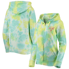 Boston Red Sox New Era Women's Tie-Dye Full-Zip Hoodie Near Me