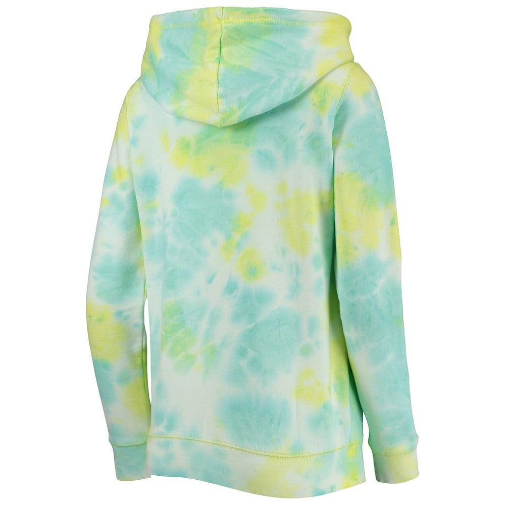 Chicago Cubs New Era Women's Tie-Dye Full-Zip Hoodie Discount