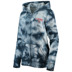 Minnesota Twins New Era Women's Tie-Dye Full-Zip Hoodie for sale