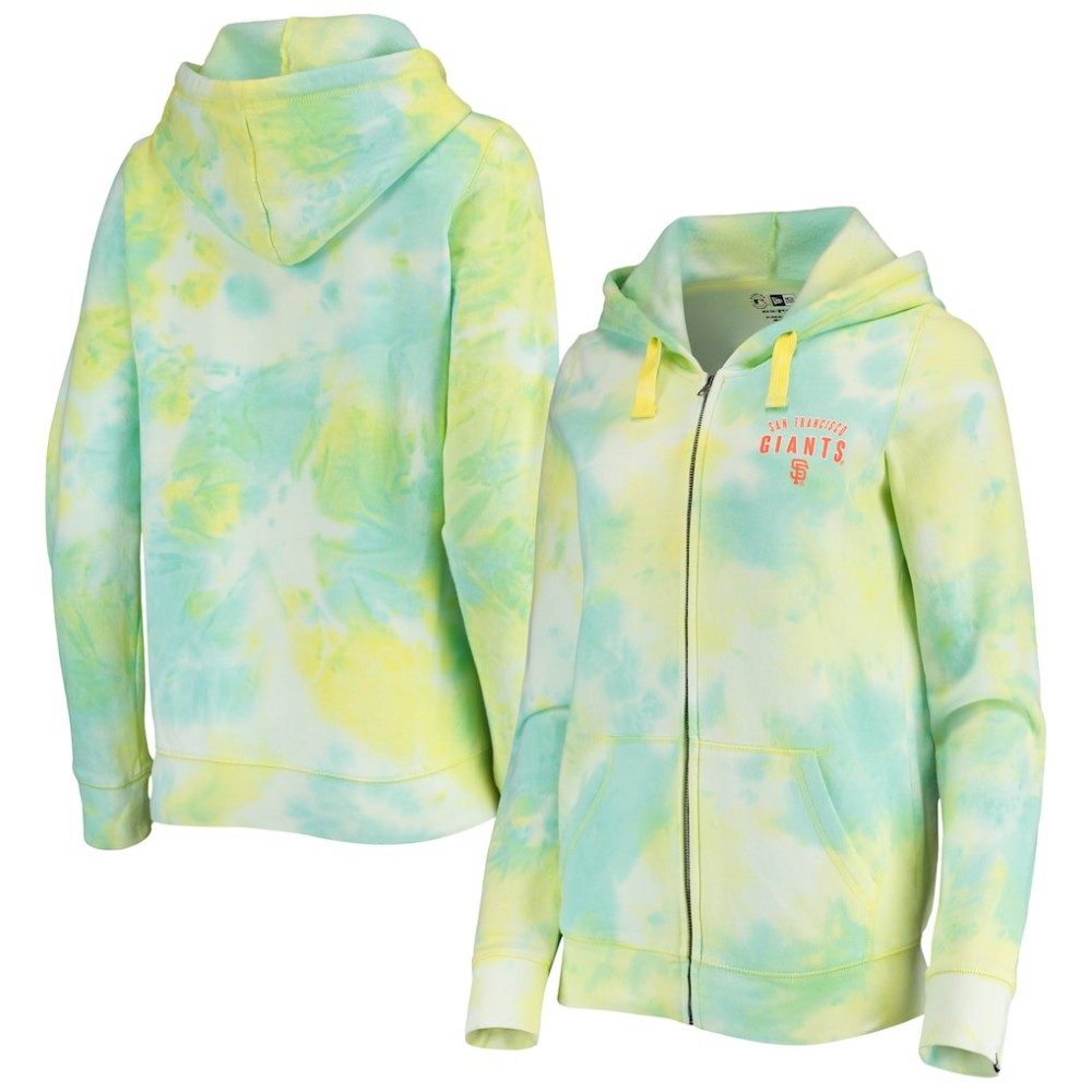 San Francisco Giants New Era Women's Tie-Dye Full-Zip Hoodie Near Me