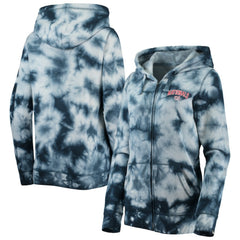 Washington Nationals New Era Women's Tie-Dye Full-Zip Hoodie Discount