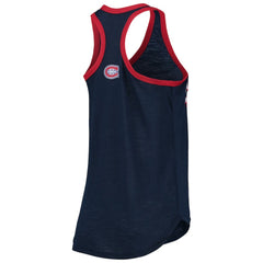 Montreal Canadiens G-III Sports by Carl Banks Women's Showdown Slub Racerback Tank Top - Navy | NHL Clearance