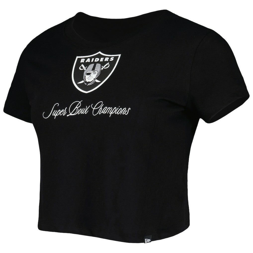 Las Vegas Raiders New Era Women's Historic Champs T-Shirt - Black - NFL