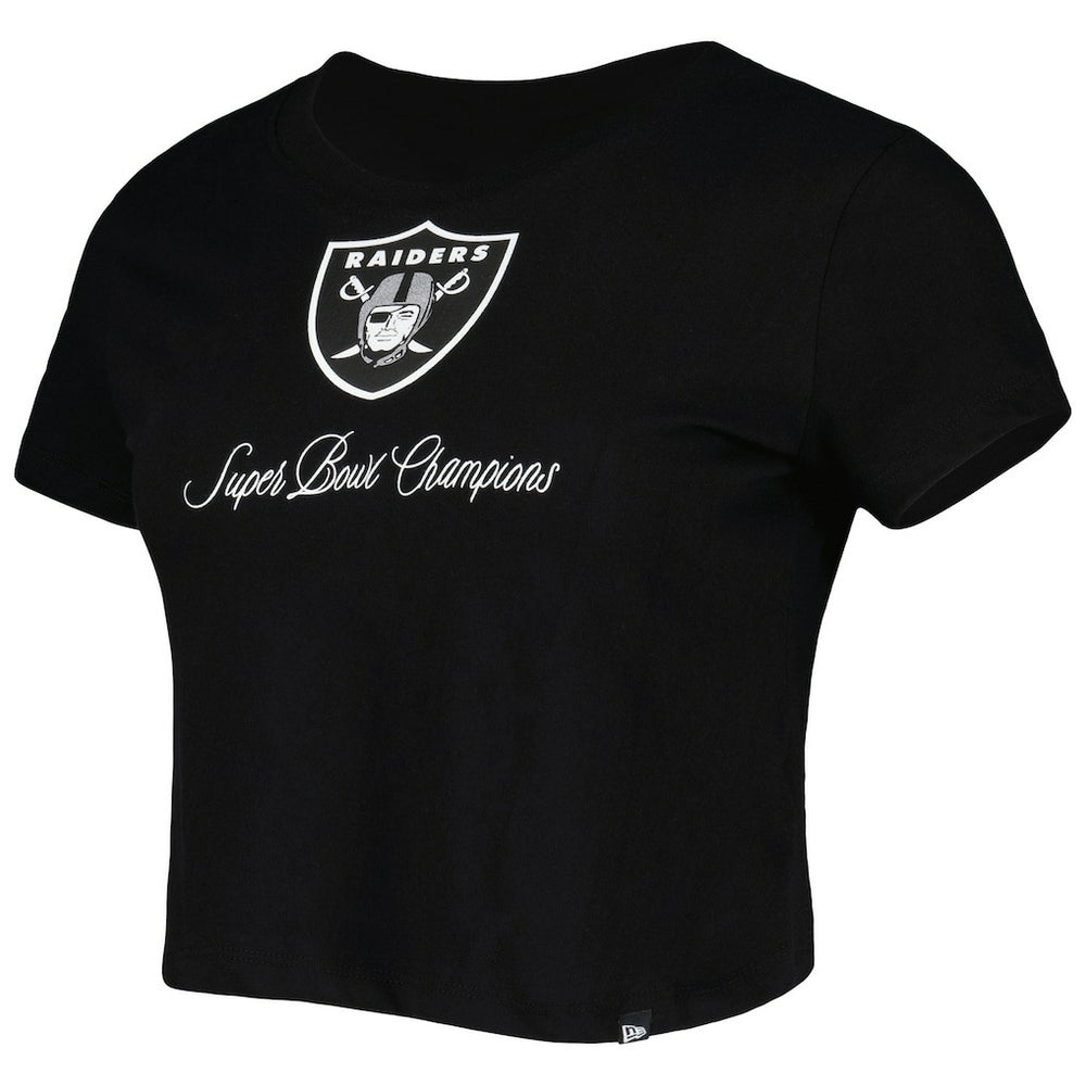 Las Vegas Raiders New Era Women's Historic Champs T-Shirt - Black - NFL