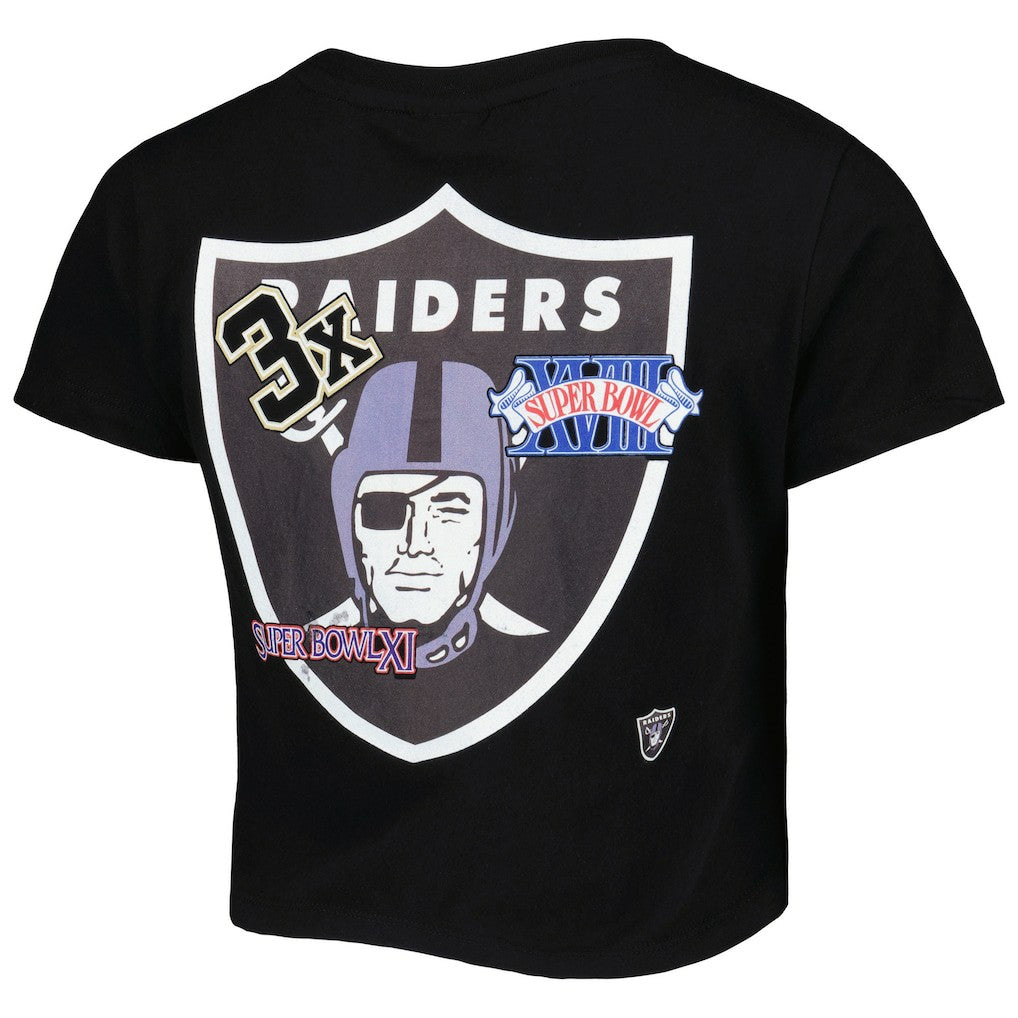 Las Vegas Raiders New Era Women's Historic Champs T-Shirt - Black - NFL