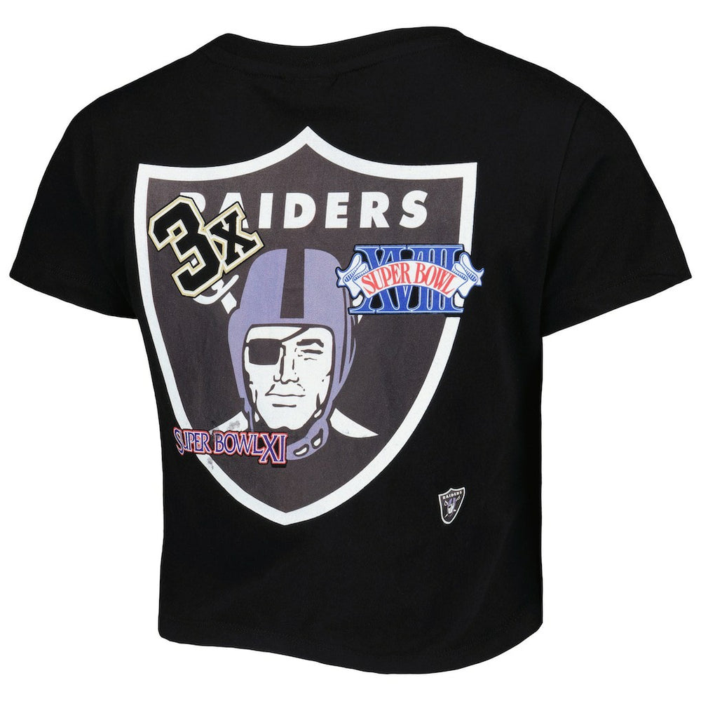 Las Vegas Raiders New Era Women's Historic Champs T-Shirt - Black - NFL