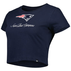New England Patriots New Era Women's Historic Champs T-Shirt - Navy - NFL