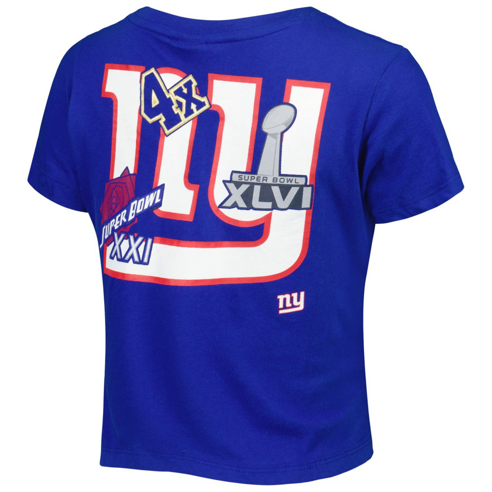 New York Giants New Era Women's Historic Champs T-Shirt - Royal - NFL