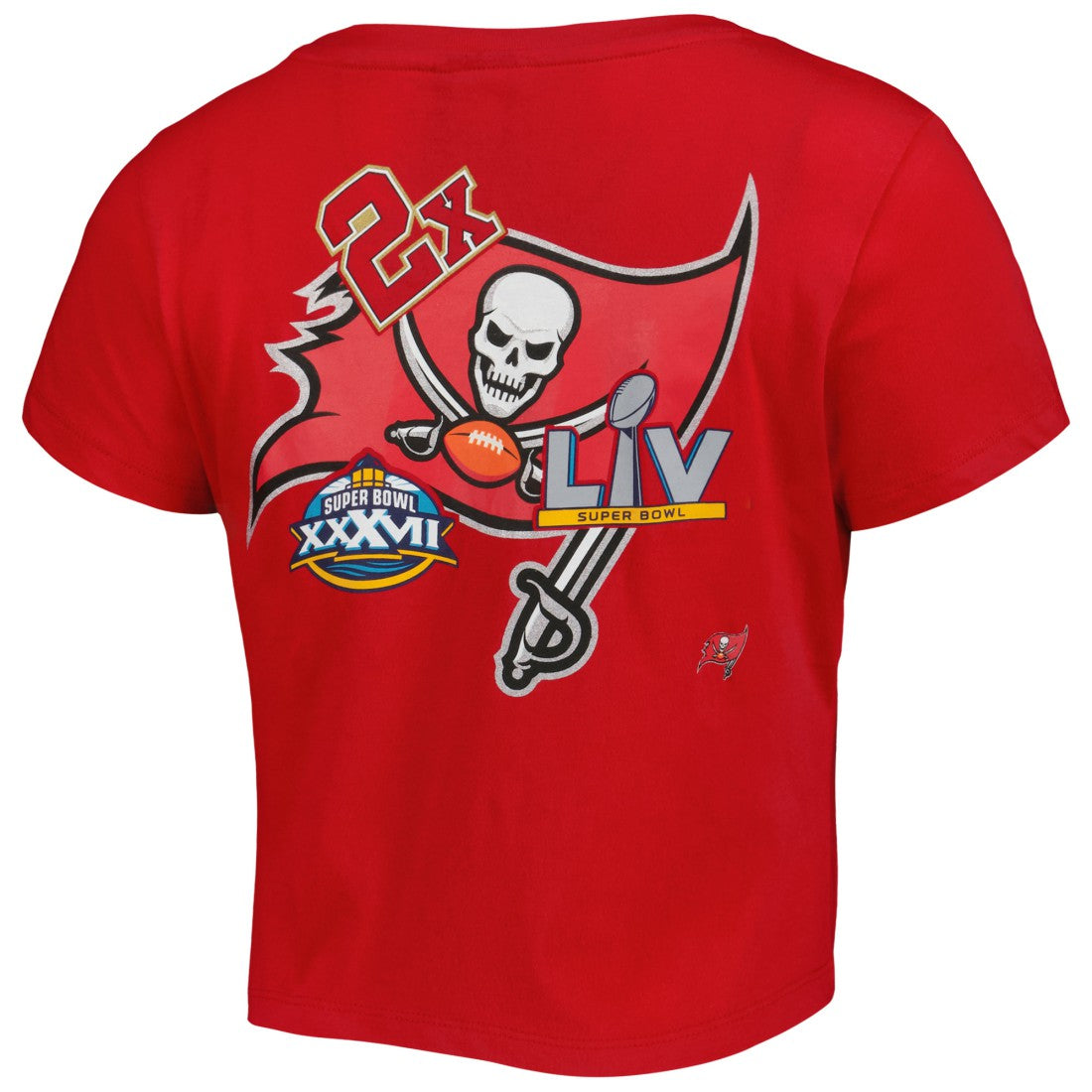 Tampa Bay Buccaneers New Era Women's Historic Champs T-Shirt - Red - NFL