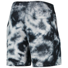 New Era Chicago Bulls Fleece Tie-Dye Shorts Black