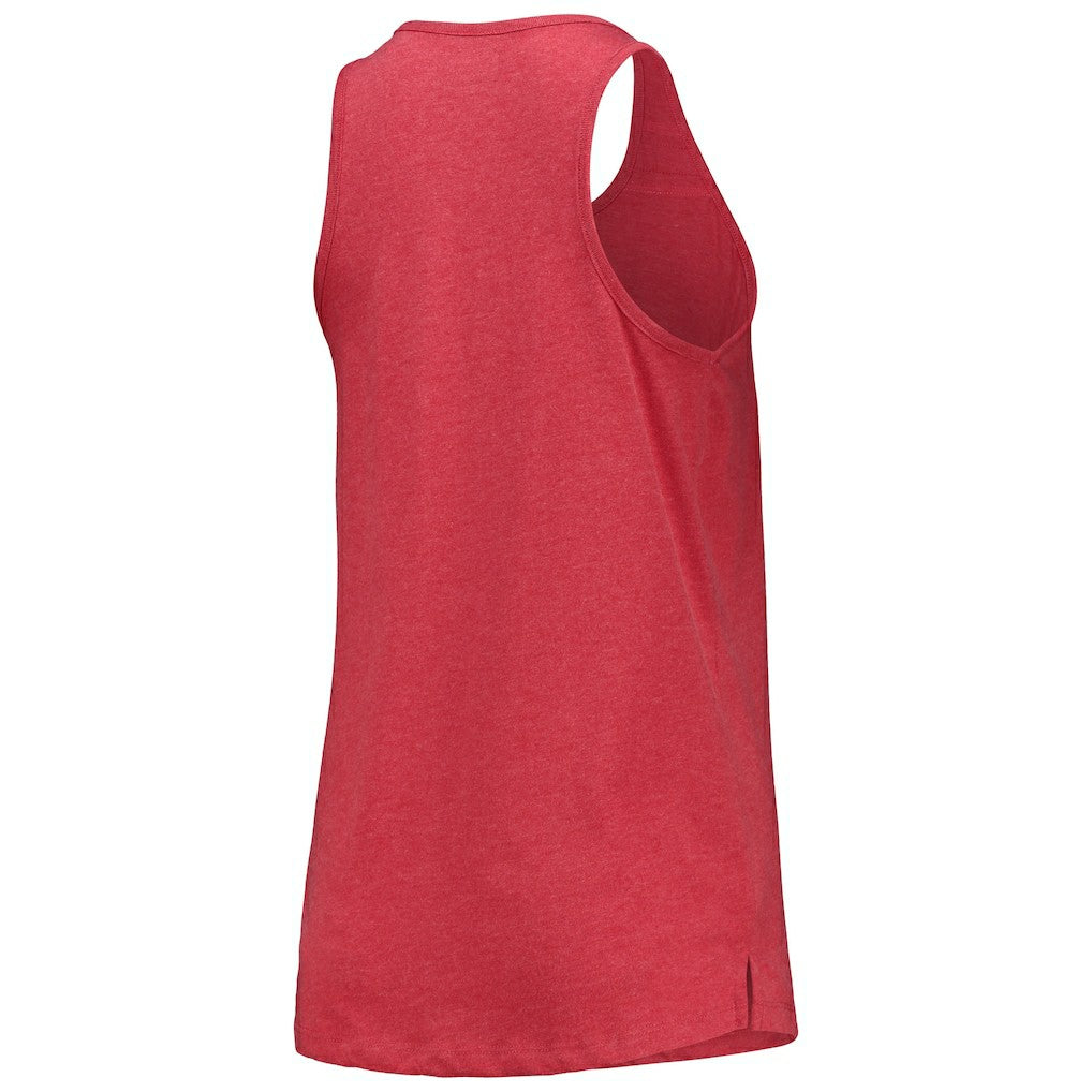 New Era Atlanta Hawks Women's Scoop-Neck Racerback Tank Top Red