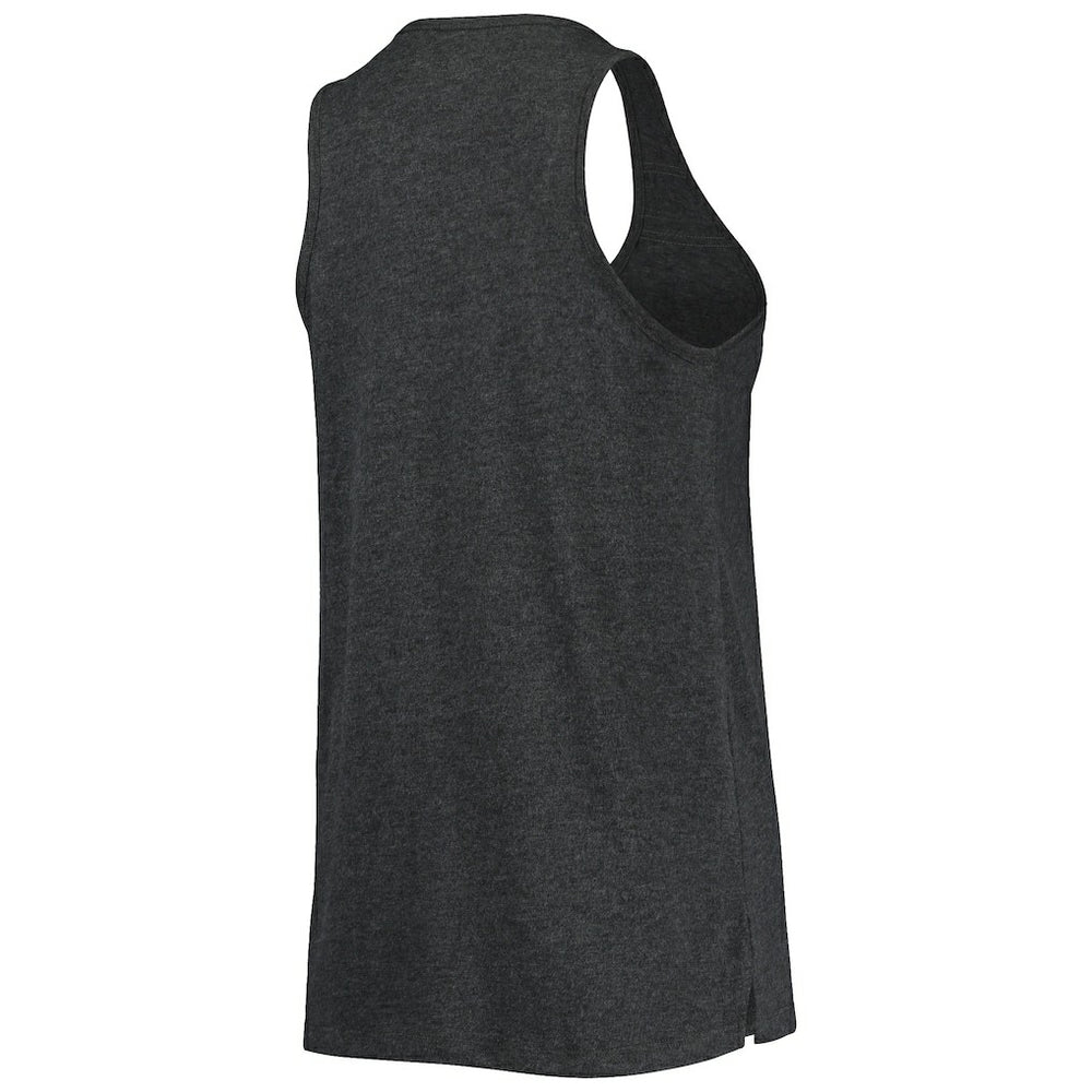 New Era Brooklyn Nets Women's Scoop-Neck Racerback Tank Top Heathered Black
