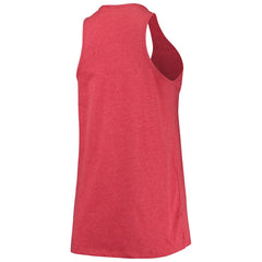 New Era Chicago Bulls Women's Scoop-Neck Racerback Tank Top Heathered Red