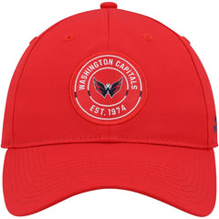 Washington Capitals adidas Team Circle Slouch Adjustable Hat - Red | Adidas near me