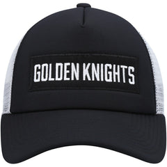 Vegas Golden Knights adidas Team Plate Trucker Snapback Hat - Black/White | Adidas on sale