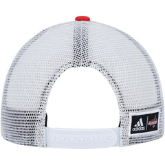 Washington Capitals adidas Team Plate Trucker Snapback Hat - Red/White | Adidas on sale
