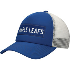 Toronto Maple Leafs adidas Team Plate Trucker Snapback Hat - Blue/White | Adidas sale