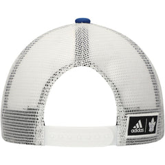 Toronto Maple Leafs adidas Team Plate Trucker Snapback Hat - Blue/White | Adidas sale