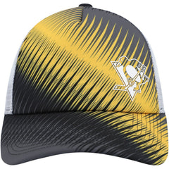 Pittsburgh Penguins adidas Women's Graphic Foam Trucker Snapback Hat - Black/White | Adidas sale