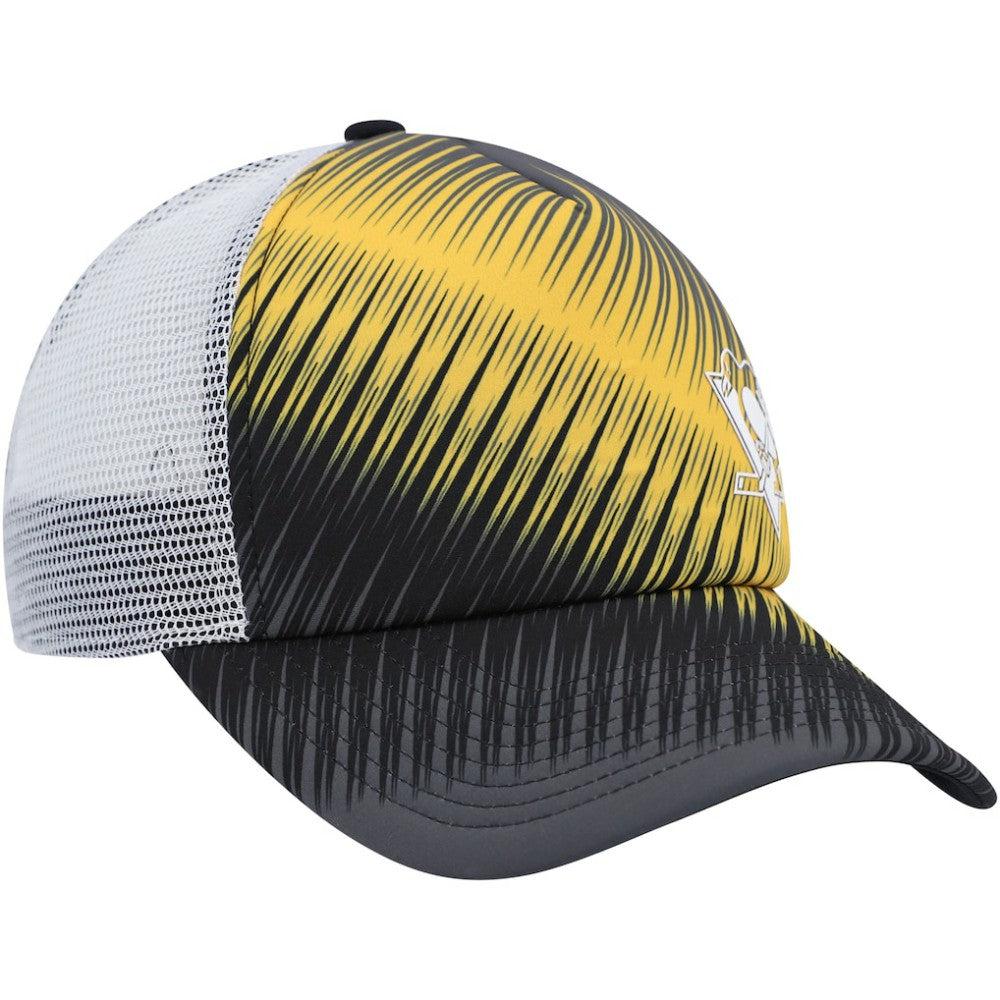 Pittsburgh Penguins adidas Women's Graphic Foam Trucker Snapback Hat - Black/White | Adidas sale