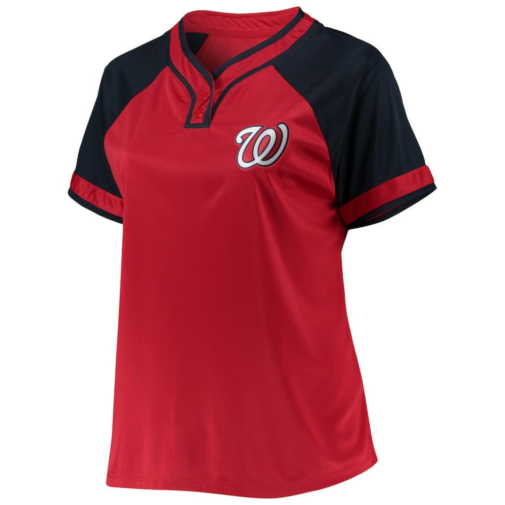 Washington Nationals Women's Plus Size Raglan T-Shirt Online