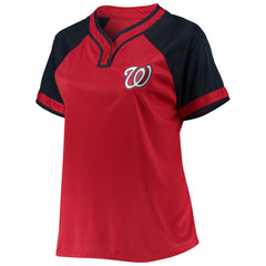Washington Nationals Women's Plus Size Raglan T-Shirt Online