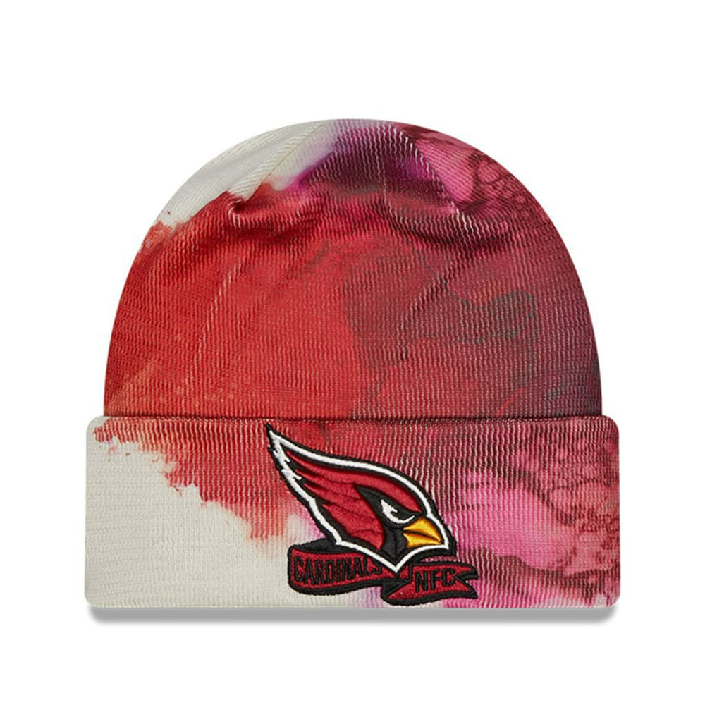 Arizona Cardinals New Era 2022 Sideline Ink Dye Cuffed Knit Hat - Cardinal - NFL