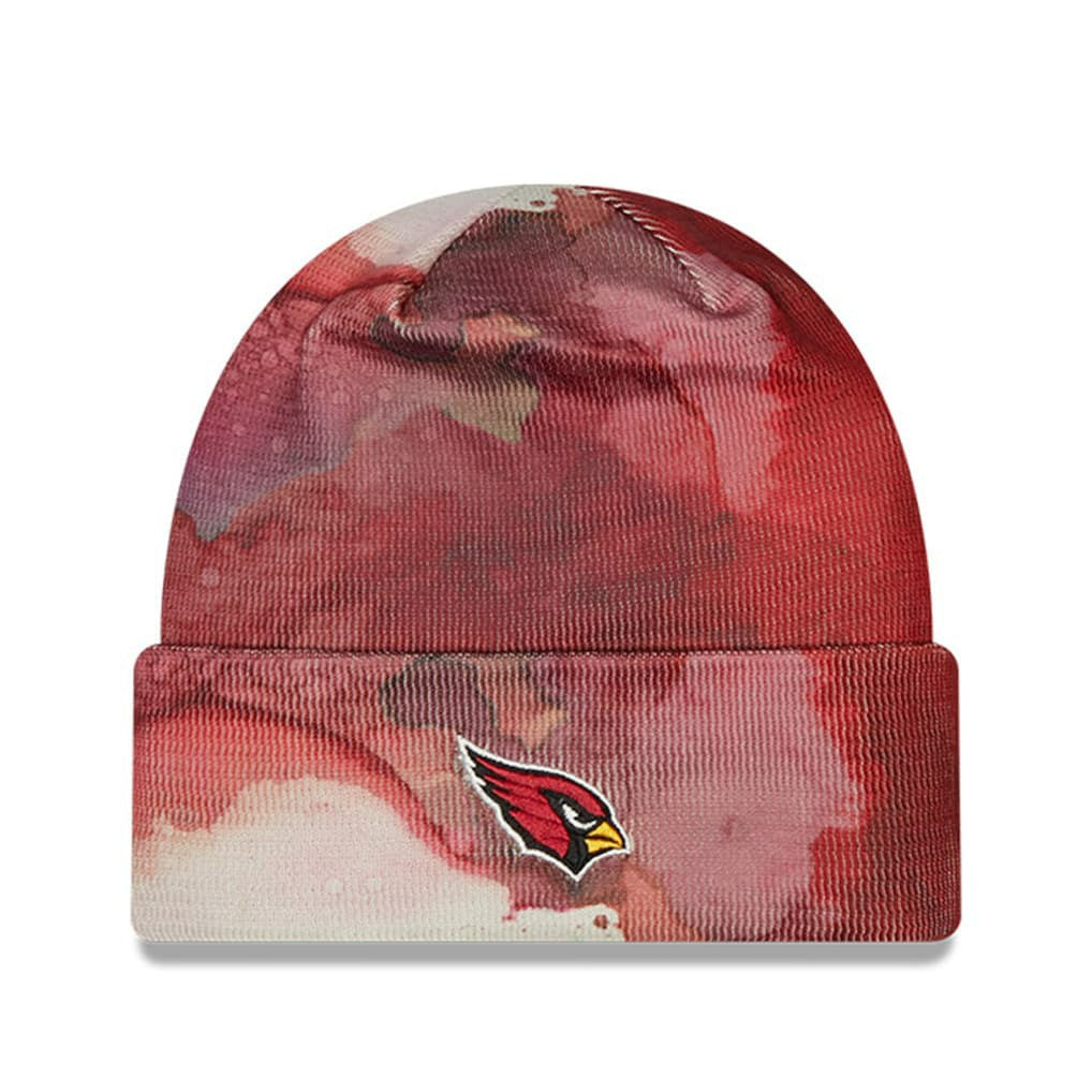 Arizona Cardinals New Era 2022 Sideline Ink Dye Cuffed Knit Hat - Cardinal - NFL