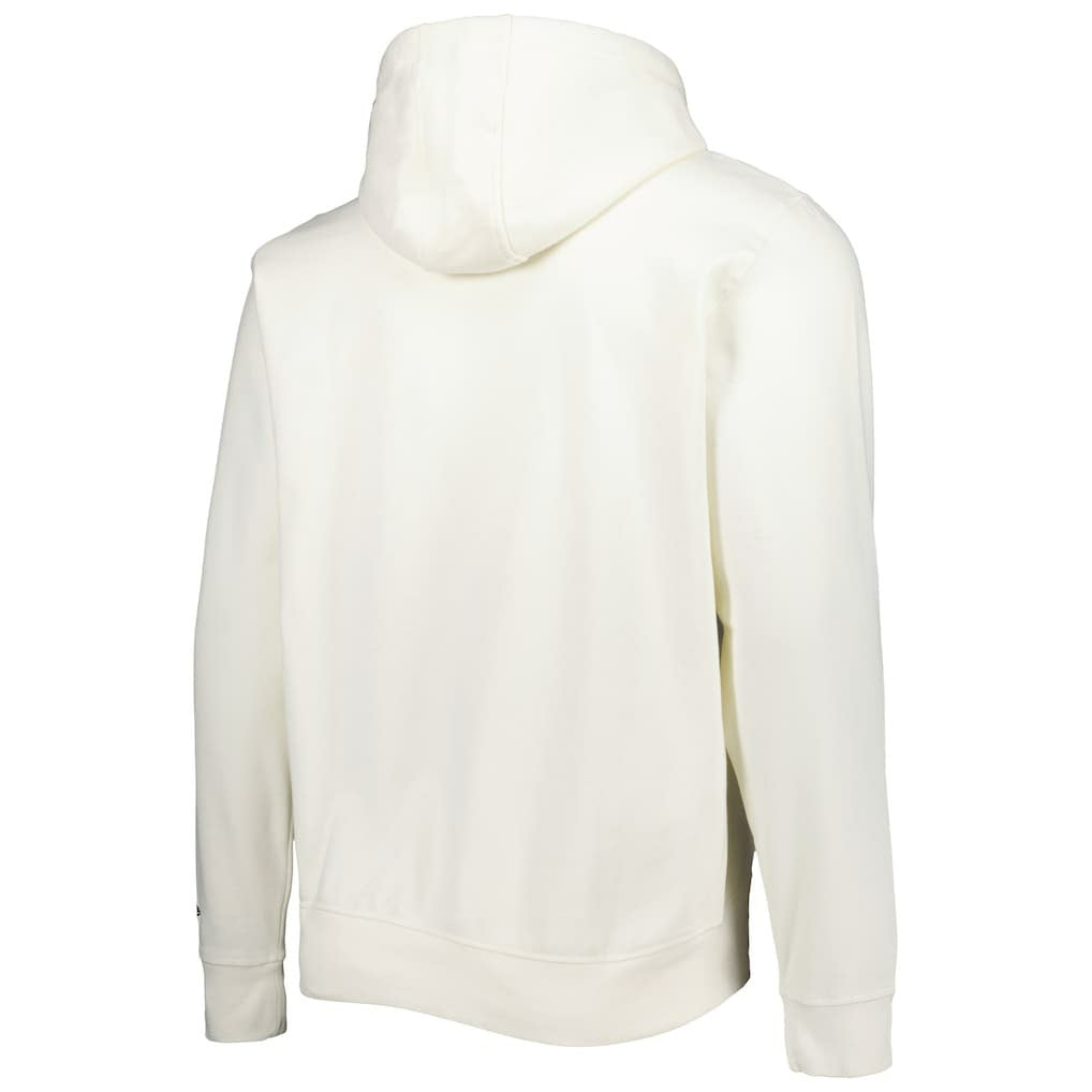 Arizona Cardinals New Era Sideline Chrome Pullover Hoodie - Cream - NFL