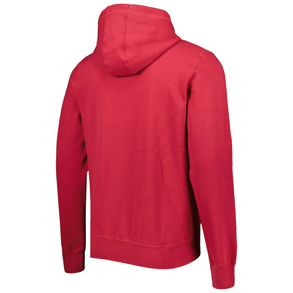 Arizona Cardinals New Era Ink Dye Pullover Hoodie - Cardinal - NFL