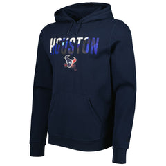 Houston Texans New Era Ink Dye Pullover Hoodie - Navy - NFL