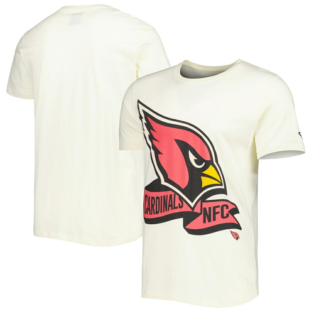 Arizona Cardinals New Era Sideline Chrome T-Shirt - Cream - NFL