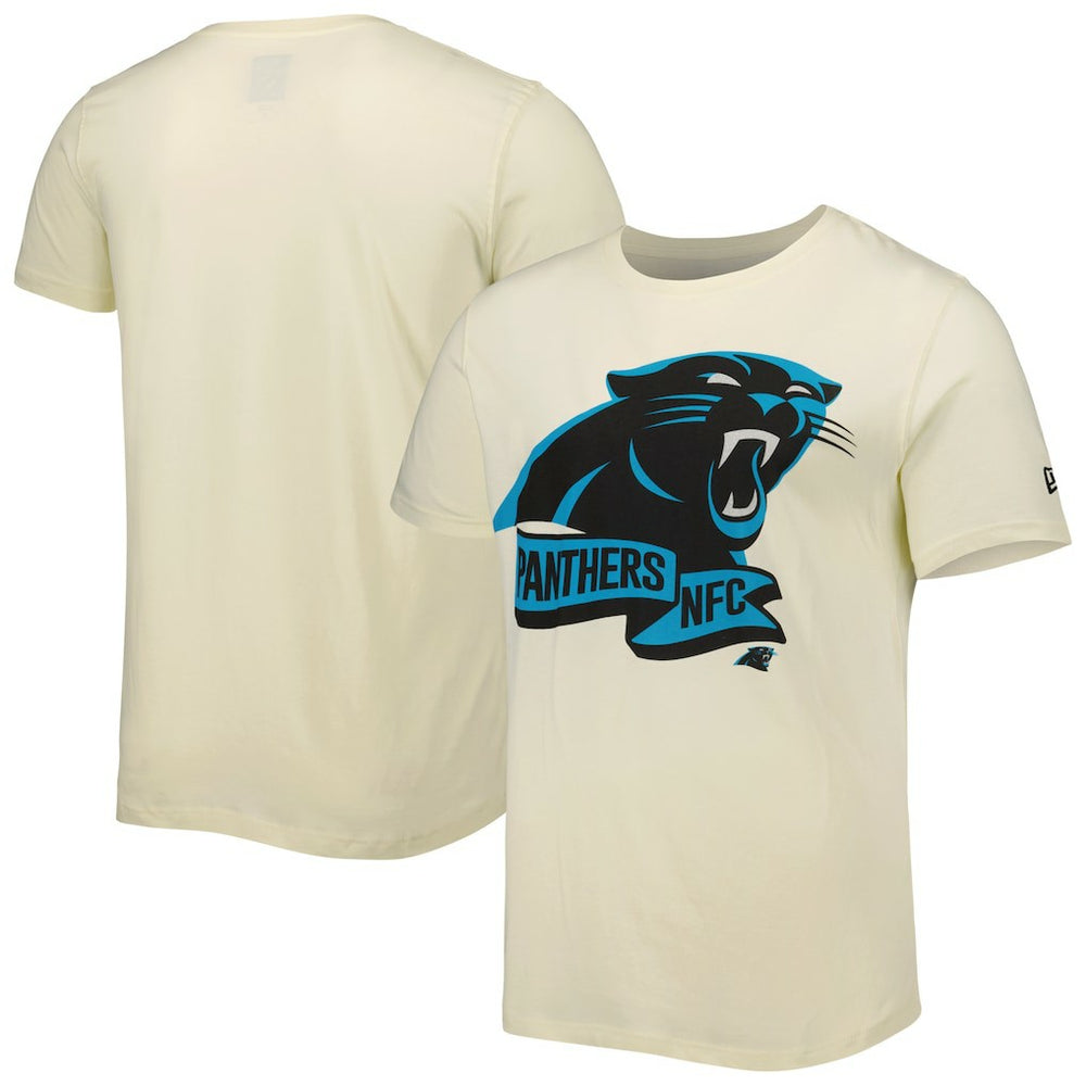 Carolina Panthers New Era Sideline Chrome T-Shirt - Cream - NFL