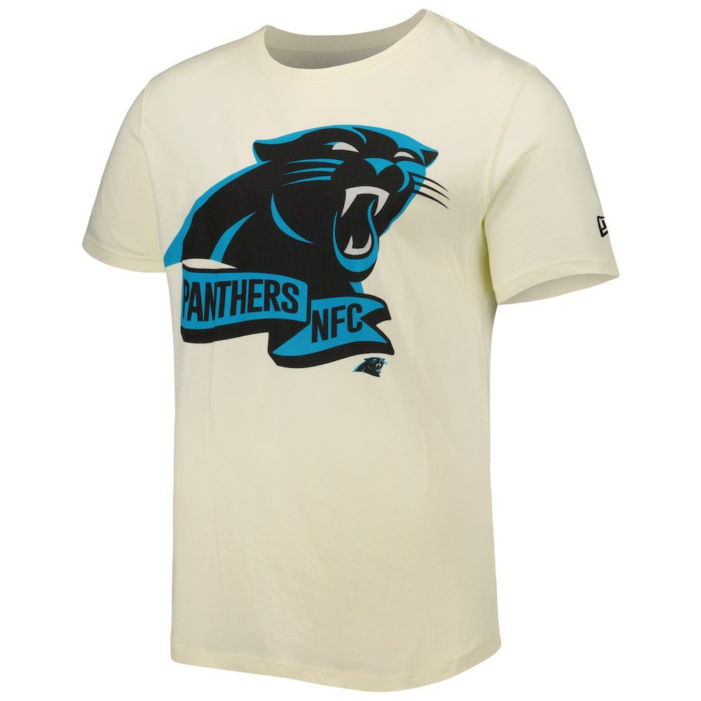 Carolina Panthers New Era Sideline Chrome T-Shirt - Cream - NFL