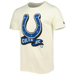 Indianapolis Colts New Era Sideline Chrome T-Shirt - Cream - NFL