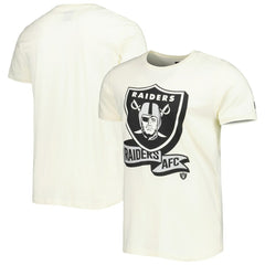 Las Vegas Raiders New Era Sideline Chrome T-Shirt - Cream - NFL