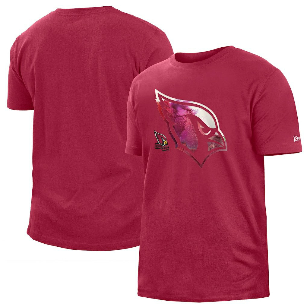 Arizona Cardinals New Era 2022 Sideline Ink Dye T-Shirt - Red - NFL