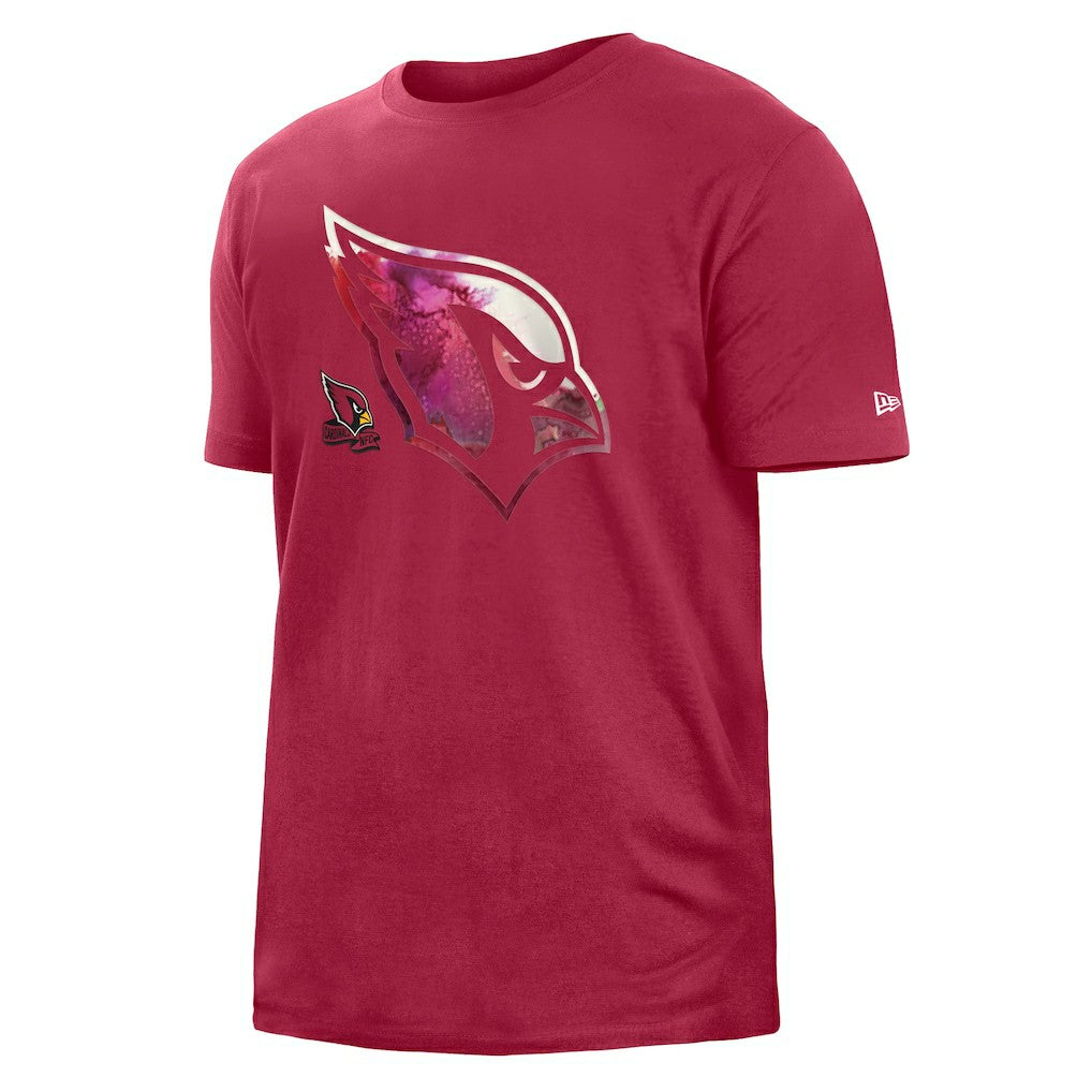 Arizona Cardinals New Era 2022 Sideline Ink Dye T-Shirt - Red - NFL