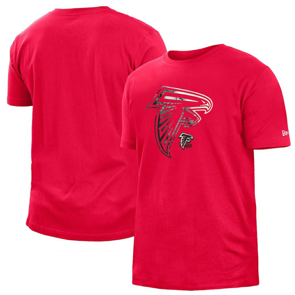 Atlanta Falcons New Era 2022 Sideline Ink Dye T-Shirt - Red - NFL