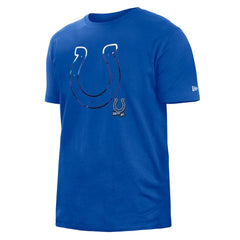 Indianapolis Colts New Era 2022 Sideline Ink Dye T-Shirt - Blue - NFL